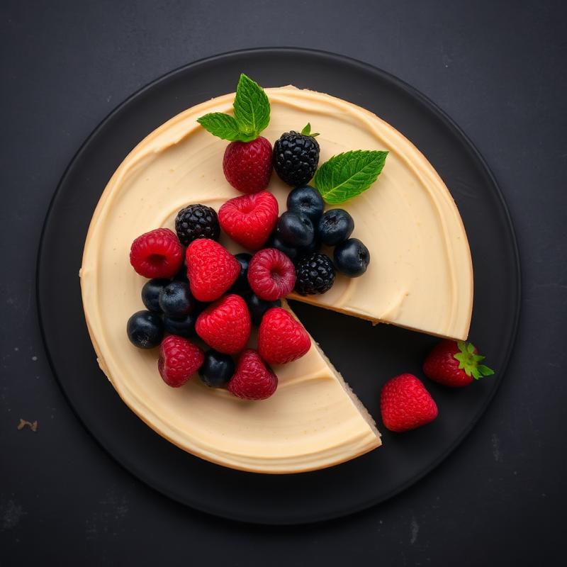 Raw Cashew Berry Cake
